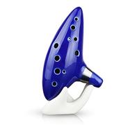 Toyvian Hand Shaped Ceramic Ocarina Holder Ocarina Display Accessories Ceramic Base Flute Musical Instrument for Home Decoration