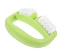 Toyvian Handheld Muscle Roller Massager for Legs Neck Arms Deep Tissue Massage Stick with Spiky Rollers for Muscle Relaxation Relief Improved Circulation Portable Tool for Home Gym Travel