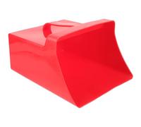 Toyvian Handheld Pickpocket Dustpan for Desk Red Household Cleaning Tool Portable Garbage Sweeper Tabletop Dustpan Multi-Function Scooper