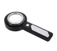 Toyvian Handheld Reading Magnifier with LED Light Multipurpose Design, Wear-resistant Abs and Acrylic Material Suitable to Explore the Nature and Reading Tasks
