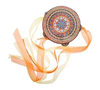 Toyvian Handheld Tambourine with Metal Bells for Boys and Girls and Adults Educational Musical Instrument for Parties and Stage Engaging Early Childhood Toy