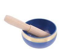Toyvian Handmade Buddhist Sound Bowl Meditation Singing Bowl Healing Music for Yoga Zen Decor Prayer Instrument