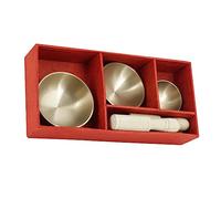 Toyvian Handmade Mini Tibetan Singing Bowl for Meditation Yoga Buddhist Sound Bowl Creative Design