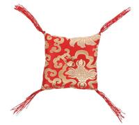 Toyvian Handmade Singing Bowl Mat Buddhist Ritual Instruments for Meditation Pillow Cloth Sound Bowl Cushion Random Pattern