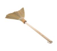 Toyvian Handwoven Vietnamese Corn Broom with Detachable Wooden Handle Soft Bristles for Dust and Debris Capture Traditional Sweeping Broom for Courtyard Garage Garden and Surfaces