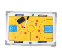 Toyvian Hanging Aluminum Basketball Strategy Board with Sand-textured Surface for Game Planning Dry Erase Coaching Tool for Team Communication and Practice