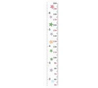 Toyvian Hanging Growth Chart Wall Ruler Decor for Boy Girl Bedroom Colorful Stars Design for Nursery Wall Sticker and Boys and Girls Height Chart