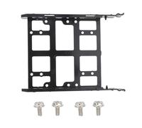Toyvian Hard Drive Mounting Bracket Plastic Pull Type Rail 3pcs with Heat Dissipation and Anti-Static Features , Internal Hard Disk Holder for 3.5 Inch and 2.5 Inch HDD and SSD for Desktop