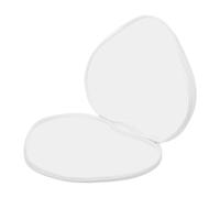 Toyvian Hard Shell Heart-Shaped Travel Toiletry Bag Set, Medium 25.5x20x5cm Zipper Organizer Pouch for Women, Multi-Compartment Makeup Storage with Sturdy Hard Case for Cosmetics and