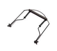 Toyvian Harmonica Holder Neck Rack Accessory, 10 Holes Mouth Organ and Harmonica Hands-Free Playing Metal Frame, Stainless Steel