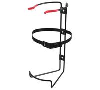 Toyvian Heavy Duty Fire Extinguisher Bracket Wall Mounted Fire Extinguisher Holder Stainless Steel and Plastic Construction Easy Installation for Offices and Garage