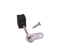Toyvian Heavy Duty Mounting Bracket Support with Square Black Spongy Cushion Adjustable Holder for Doors and Windows Compatible with Latch Systems