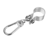 Toyvian Heavy Duty Outdoor Swing Hangers Metal Ceiling Hooks for Porch Backyard Installation Resistant Load Bearing Rings for Hammocks Chairs Playground Sets Easy Round Connector Setup