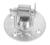 Toyvian Heavy Duty Silver Iron Speed Bag Swivel with Easy Installation and Universal Compatibility for Home Training Or Boxing Gym, Featuring 50mm Hole Spacing for Secure Mounting