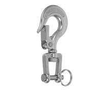 Toyvian Heavy Duty Swivel Lifting Hooks 304 Stainless Steel Marine Chain Tow Hook 90mm Length 150kg Load Capacity for Boat and Trailer Towing Equipment