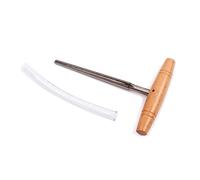 Toyvian Heavy Duty T-handle Tapered Woodworker Tool for Bridge Pin Hole Cutting Durable Pin Hole Drill Handle for Guitar Luthier Repairs Precision Tapered Design