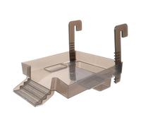 Toyvian Height Adjustable Turtle Basking Platform with Hooks for Turtle Tank, Floating Plastic Dock and Climb Ramp, Resting and Basking Station for Aquatic Terrarium
