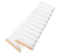 Toyvian Height Growth Chart for Boys and Girls Removable Canvas Hanging Ruler Portable Height Measurement Decor for Nursery and Bedroom Fun Way to Track Growth and Development