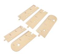 Toyvian Height Ruler Splicing Growth Chart Nordic Style Girl Stars Decorative Ruler Growth Record Wall Chart for Photography Props
