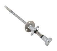 Toyvian High Precision Alloy Pinball Shooter Lever with Silver Chrome Handle Spring-loaded Arcade Game Rod Replacement for Pinball Machine Maintenance and Upgrades