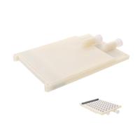 Toyvian High Pressure Rectangular Shower Head 60-Hole Shower Spray Screen Water Saving Uniform Water Spray Plastic Material Suitable for Bathroom Family Bathroom Upgrade