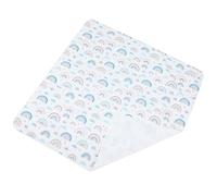 Toyvian Highchair Mat for Under High Chair Non- Food Mat Floor Protector for Easy Cleanup Rainbow Design