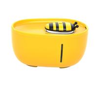 Toyvian Honey Bee Water Dispenser for Pets Automatic Drinking Bowl with Circulation System Compact Lightweight Pet Water Dispenser for Cats and Dogs at Home