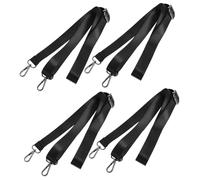 Toyvian Horse Blanket Leg Straps 4pcs Nylon Adjustable with Elastic Material and Girth Extender for Sturdy Horse Blanket Fixing Bands Suitable for Daily Use