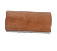 Toyvian Horse Grooming Shedding Comb Wood Curry Comb Medium Size Horse Sweat Scraper Deshedding Brush for Stable Use Pet Grooming Tool