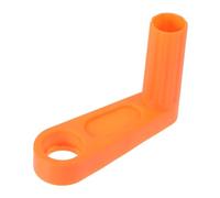 Toyvian Hose Reel Crank Handle Replacement Hard Plastic Garden Hose Pipe Winder Accessory Easy Install for Orange