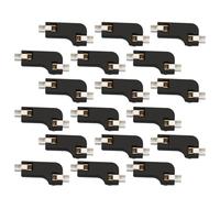 Toyvian Hot Swap PCB Socket Keyboard Hot-pluggable Base for Mechanical Keyboard 20 PCS Operating Life 100 Cycles Black ABS Material Compatible with Kailh Professional Use