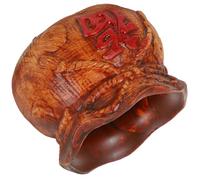 Toyvian Household Flower Planter Luck Bag Shape Ceramic Money Tree Planter Brown Premium Texture Home Flower Pot Decor for Desk and Study Room