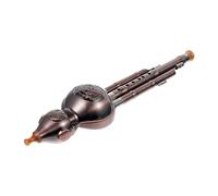 Toyvian Hulusi Flute Instrument for Chinese Music Classic Cucurbit Musical Instrument Traditional Chinese Gourd Flute Beginner Friendly Vintage Plating Design Random Style