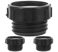 Toyvian IBC Tote Tank Adapter, Plastic Connector Fine Thread to Coarse Thread Reusable Hose Fitting 3pcs 60mm Leakproof Joint, Wide Compatibility for IBC Tank Valve for Garden