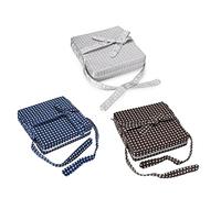 Toyvian Increased Heightening Dining Chair Cushion for Boy Girl and Boy Girl Star Design Seat Pad for Comfort and Safety Silver