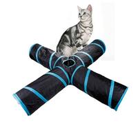Toyvian Indoor Outdoor Dog Pen Pet Animal Tunnels Way Crinkle Paper Tube for Cats Rabbits Guinea Pigs Safe Fun Toy