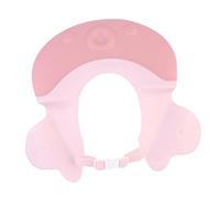Toyvian Infant Bathing Cap Pink Pe Baby Shampoo Hat for Kids with Sunshade Function and Haircut Protection, Practical and Soft Baby Shampoo Cap for Hair Washing and Bath Time Safety