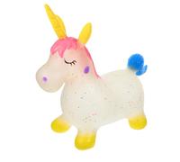 Toyvian Inflatable Unicorn Rideable Horse for Thickened Durable Plastic Bouncing for Balance Training Hopping Animal Versatile Indoor for Boys