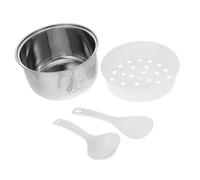 Toyvian Inner Cooking Pot Replacement Stainless Aluminum Elderly Rice Cooker Steamer Detachable Nonstick Cooker Inner Pot Multi Rice Can Dash Silver