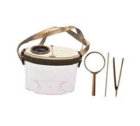 Toyvian Insect Observation Box Kit with Magnifier for Outdoor Explorer Bug Collection Safe Biological Study Tool for Camping School Experiments and Nature Exploration