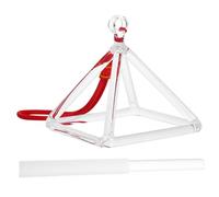 Toyvian Instrument 4-inch Pyramid Therapy with Sound Singing Crystal Meticulously Mallet, Quartz Pyramid Promoting Inner Peace Tuned for Meditation and Yoga Use