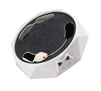 Toyvian Interactive Electric Mouse Cat Automated Plaything for Indoor Cats Engaging Turntable Design to Stimulate Curiosity and Hunting Instincts Durable Construction Battery Operated
