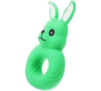 Toyvian Interactive Elephant Shaped Latex Dog for Puppies and Medium to Large Dogs, Biting Resistant Squeaky Chew Suitable for Summer Usage and Daily Use, Light Green Sturdy Puppy Chew
