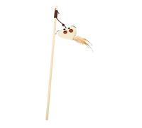 Toyvian Interactive Portable Cat Teaser Wand Handheld Cat Teaser for Indoor Play Strengthen Bond Increase Exercise for Self Teasing Health