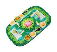 Toyvian Interactive Snuffle Pad for Natural Foraging Skills Unique Soccer Field Design for Slow Feeding and Mental Stimulation for Dogs and Cats