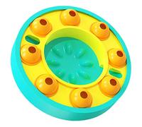Toyvian Interactive Treat Puzzle Dog Feeder Slow Feeder Bowl for Dogs Cats Enhancing Pet Puzzle Game Healthy Eating Habits Fun Engaging Design Lake