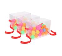 Toyvian Interactive Twerking Pong Game Shaking Plastic Box, 20 Small Pong Balls and Adjustable Belts Indoor Party Supplies for Adults and Boys Girls, Fun Family Birthday Games Set of 3