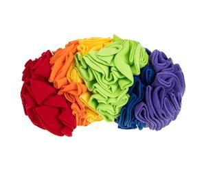 Toyvian Interactive with House Playing Or in Assorted The Colours Garden Sniff Mat for Made of Soft Fleece to Stress and Reduce Destructive Behavior Dog Pets