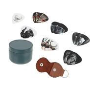 Toyvian Iron Guitar Pick Organizer Guitar Plectrum Storage Box for Picks Electric Cover Supply for Storing Your Made of Material for The Go