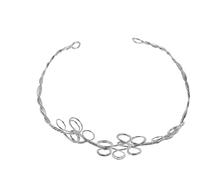 Toyvian Iron Hair Band DIY Crown Base Headband with Large Single Circle, Easy Assembly Interface and Secure Fit, Silver Metal Wire Frame for Dance Rehearsals and Cosplay Shoots